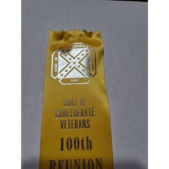 1995 SCV Sons Confed Veterans 100th Reunion Chattanooga TN Dept Member Ribbon - Picture 3 of 6